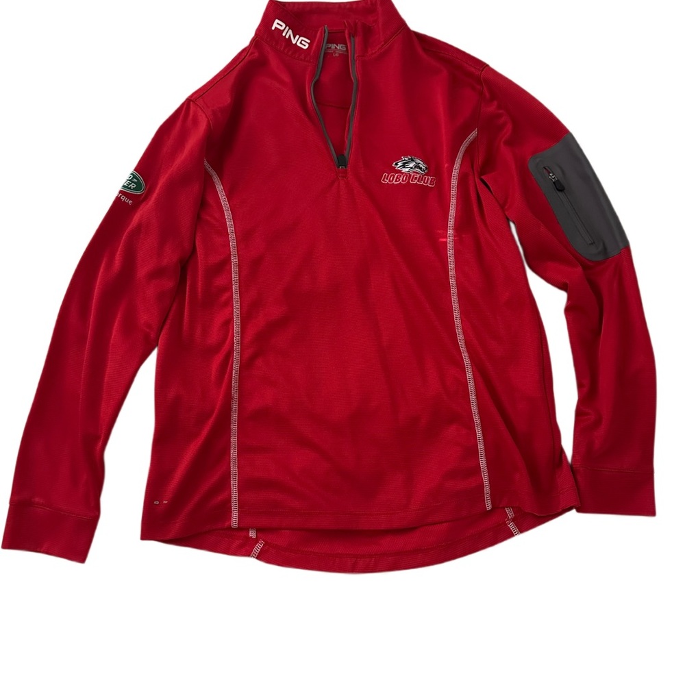 Ping Vibrant Red Performance Pullover